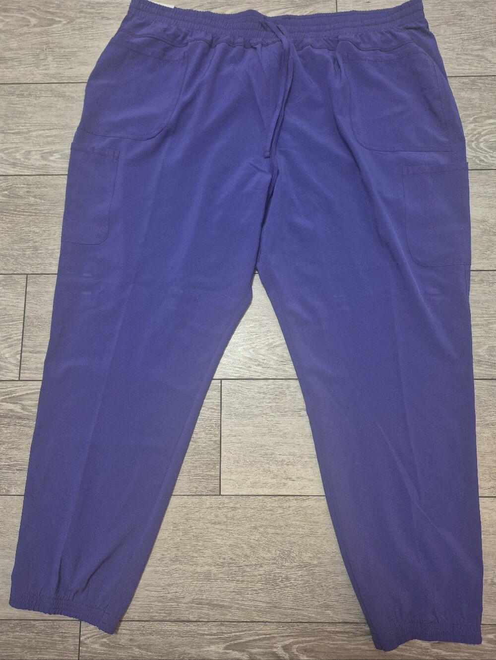 Scrubstar Active Womens Purple Fashion Drawstring Jogger Premium Scrub Pant 3XL